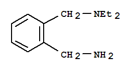 N-[2-(AMINOMETHYL)BENZYL]-N,N-DIETHYLAMINE结构式