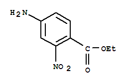 4-氨基-2-硝基苯甲酸乙酯结构式