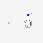4-Iodo-N-methylaniline hydrochloride结构式