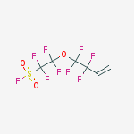 Structure of 1,1,2,2-tetrafluoro-2-[(1,1,2,2-tetrafluoro-3-butenyl) oxy]-Ethanesulfonyl fluoride