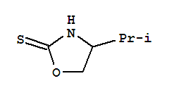 (4S)-(-)-4-ISOPROPYL-1,3-OXAZOLIDINE-2-THIONE, 98结构式