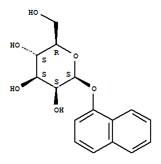 Structure of 1-NAPHTHYL-B-D-MANNOSE