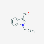 Structure of 2-METHYL-1-PROP-2-YNYL-1H-INDOLE-3-CARBALDEHYDE