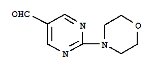 Structure of 2-MORPHOLINOPYRIMIDINE-5-CARBALDEHYDE