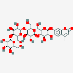 Structure of 4-METHYLUMBELLIFERYL-§-D-CELLOTETROSIDE