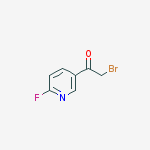 Structure of 2-bromo-1-(6-fluoropyridin-3-yl)ethanone