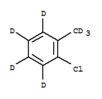 Structure of 2-CHLOROTOLUENE-D7