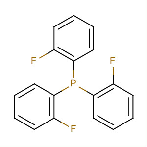 Structure of Phosphine, tris(2-fluorophenyl)-