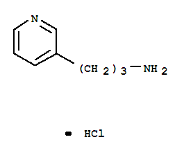 Structure of 3-PYRIDINEPROPANAMINE MONOHYDROCHLORIDE
