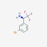 Structure of (1R)-1-(3-BROMOPHENYL)-2,2,2-TRIFLUOROETHYLAMINE
