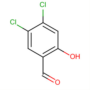 Structure of Benzaldehyde, 4,5-dichloro-2-hydroxy-