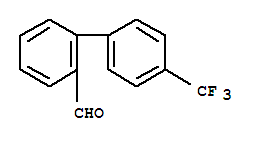 2-[4-(三氟甲基)苯基]苯甲醛结构式