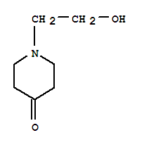 1-(2-hydroxyethyl)-4-piperidone结构式
