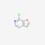 Structure of 7-CHLOROFURO[2,3-C]PYRIDINE