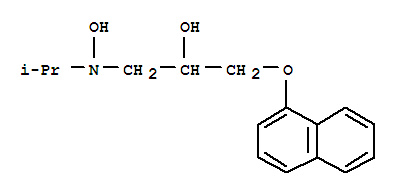 Structure of N-hydroxypropranolol
