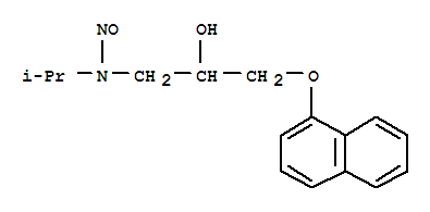 Structure of N-nitrosopropranolol