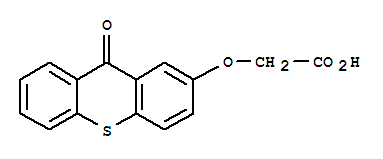 2-羧基甲氧基噻吨酮结构式