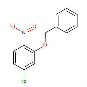 Structure of Benzene, 4-chloro-1-nitro-2-(phenylmethoxy)-