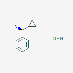 Structure of (aS)-alpha-Cyclopropylbenzenemethanamine hydrochloride