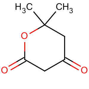 Structure of 2H-Pyran-2,4(3H)-dione, dihydro-6,6-dimethyl-