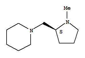 (S)-(+)-1-(2-吡咯烷甲基) 吡咯烷结构式