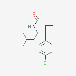 Structure of N-{1-[1-(4-chlorophenyl)cyclobutyl]-3-methylbutyl}formamide