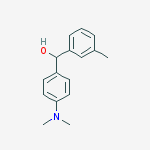 Structure of [4-(dimethylamino)phenyl]-(3-methylphenyl)methanol