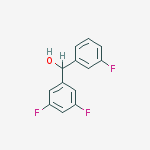 3,3',5-Trifluorobenzhydrol结构式