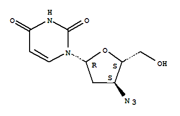 Structure of 3-AZIDO-2,3-DIDEOXYURIDINE
