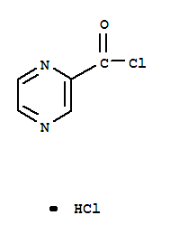 Structure of pyrazinecarbonyl chloride monohydrochloride