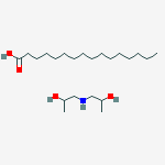 Structure of bis(2-hydroxypropyl)ammonium palmitate