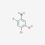 Structure of 5-AMINO-2-BROMO-4-FLUOROPHENOL