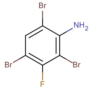 Structure of Benzenamine, 2,4,6-tribromo-3-fluoro-