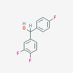 3,4,4'-Trifluorobenzhydrol结构式