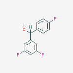 3,4',5-Trifluorobenzhydrol结构式