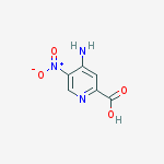 2-Pyridinecarboxylic acid, 4-amino-5-nitro-结构式