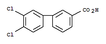 3,4-二氯-3-联苯甲酸结构式