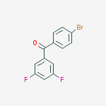 Structure of 4-BROMO-3,5-DIFLUOROBENZOPHENONE