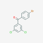 4-BROMO-3,5-DICHLOROBENZOPHENONE结构式