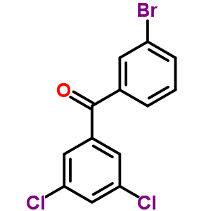 Structure of 3-BROMO-3,5-DICHLOROBENZOPHENONE