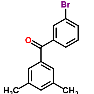 Structure of 3-BROMO-3,5-DIMETHYLBENZOPHENONE