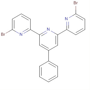 2,2':6',2''-Terpyridine, 6,6''-dibromo-4'-phenyl-结构式