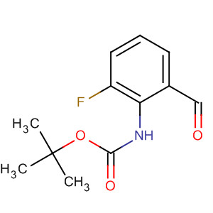 Structure of (2-FLUORO-6-FORMYL-PHENYL)-CARBAMIC ACID TERT-BUTYL ESTER