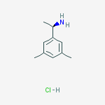 Structure of (1R)-1-(3,5-DIMETHYLPHENYL)ETHYLAMINE-HCl