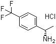 (S)-1-[4-(三氟甲基)苯基]乙胺盐酸盐结构式
