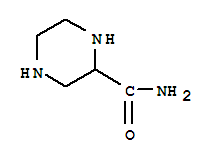 Structure of (+/-)-PIPERAZINE-2-AMIDE