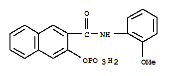 Structure of NAPHTHOL AS-OL PHOSPHATE