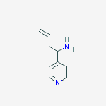 1-(Pyridin-4-yl)but-3-en-1-amine结构式