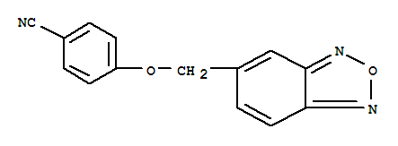 Structure of 4-(2,1,3-BENZOXADIAZOL-5-YLMETHOXY)BENZONITRILE