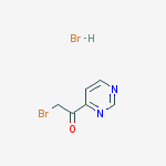 Structure of 2-BROMO-1-PYRIMIDIN-4-YL-ETHANONE HYDROBROMIDE